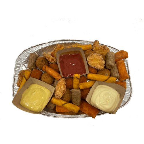 Borrelhapjes Box 24/36/48 stuks gemixte soorten incl. saus vanaf: